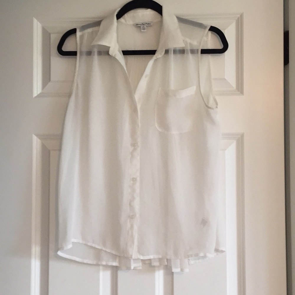 Button up tank top